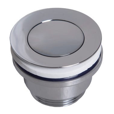 Bricomart VÁLVULA CLICK CLACK LAVABO 1 1/4" TAPÓN PEQUEÑO CROMADA
