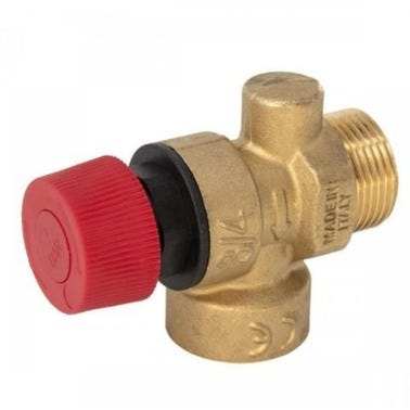Bricomart VÁLVULA DE SEGURIDAD DE MEMBRANA MACHO - HEMBRA Ø 1/2" 7 BAR