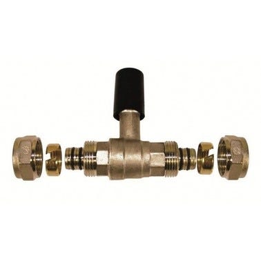 Bricomart VÁLVULA ESFERA EMPOTRAR 20MM COMPRESIÓN MULTICAPA