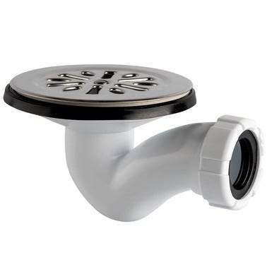 Bricomart VÁLVULA PLATO DE DUCHA 115MM-1 1/2" BLANCO