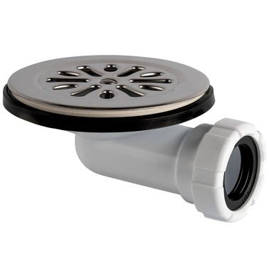 Bricomart VÁLVULA PLATO DE DUCHA 115MM-1 1/2" EXTRAPLANO BLANCO
