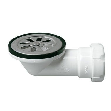 Bricomart VÁLVULA PLATO DE DUCHA 80MM EXTRAPLANO BLANCO JIMTEN