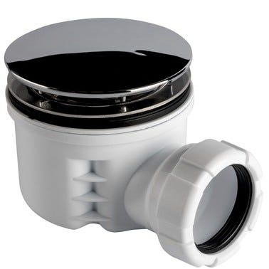 Bricomart VÁLVULA PLATO DE DUCHA 90MM CON TORNILLO BLANCO