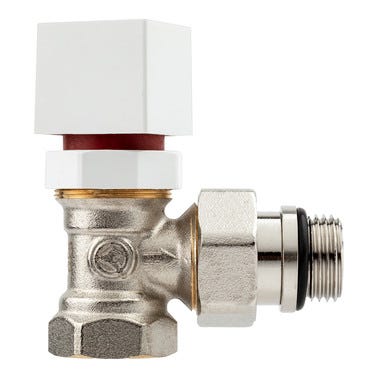 Bricomart VÁLVULA TERMOSTÁTICA DOBLE REGLAJE ESCUADRA HEMBRA Ø 1/2"