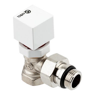 Bricomart VÁLVULA TERMOSTÁTICA DOBLE REGLAJE ESCUADRA HEMBRA Ø 1/2"