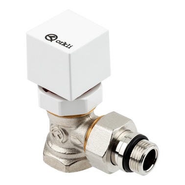 Bricomart VÁLVULA TERMOSTÁTICA DOBLE REGLAJE ESCUADRA HEMBRA Ø 3/8"