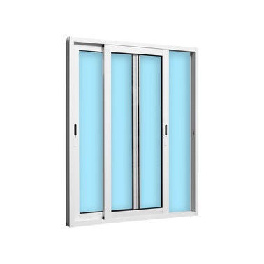 Bricomart VENTANA ALUMINIO CORREDERA BLANCA 100X120CM