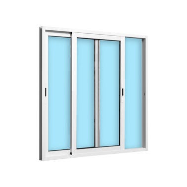 Bricomart VENTANA ALUMINIO CORREDERA BLANCA 120X120CM