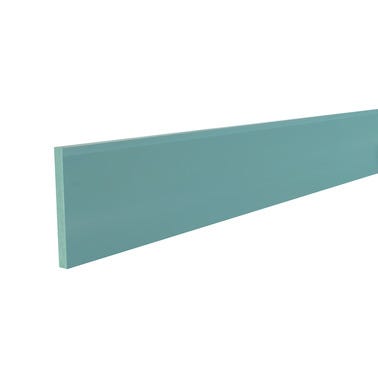 Bricomart ZÓCALO PARA MUEBLE DE COCINA ALICANTE AGUAMARINA BRILLO PET 15/19MMX2 44M 1UD
