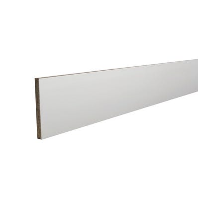 Bricomart ZÓCALO PARA MUEBLE DE COCINA MALLORCA BLANCO BRILLO MDF 15/19MMX2 44M 1 UD