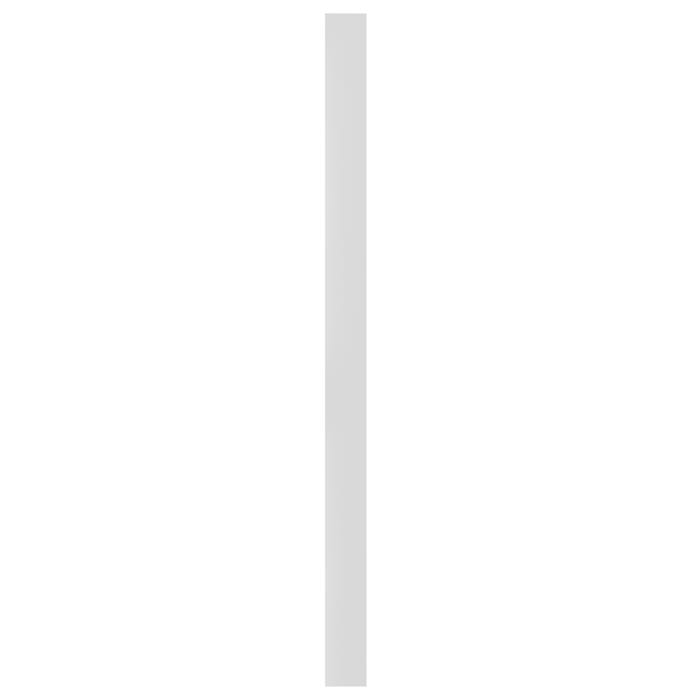Bricomart ZÓCALO PARA MUEBLE DE COCINA SEVI/TOLED BLANCO BRILLO AGLOMERADO 244/19MMX2 44M 1UD