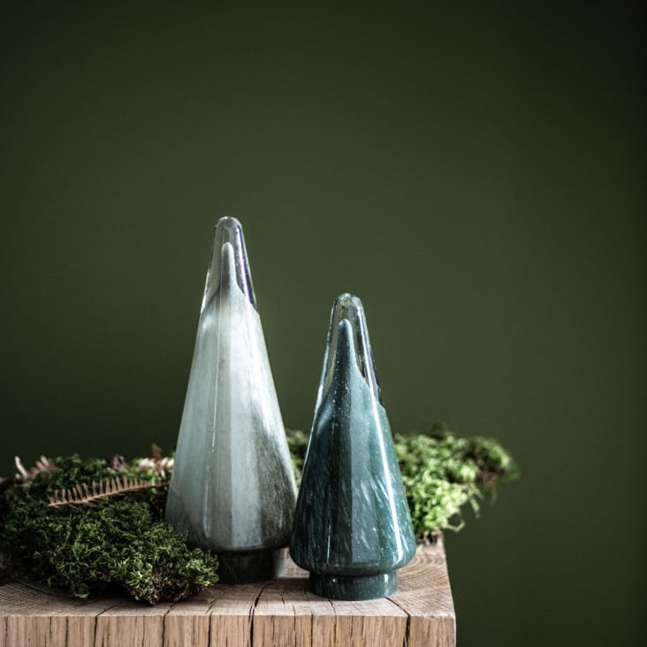 Maisons Du Monde ABETO - Figura De Abeto De Cristal Estilizado Alt. 20