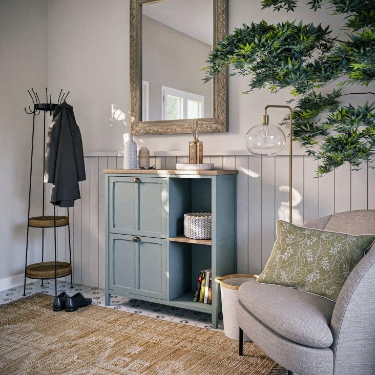 Maisons Du Monde ADANN - Perchero De Metal Negro Y Mango