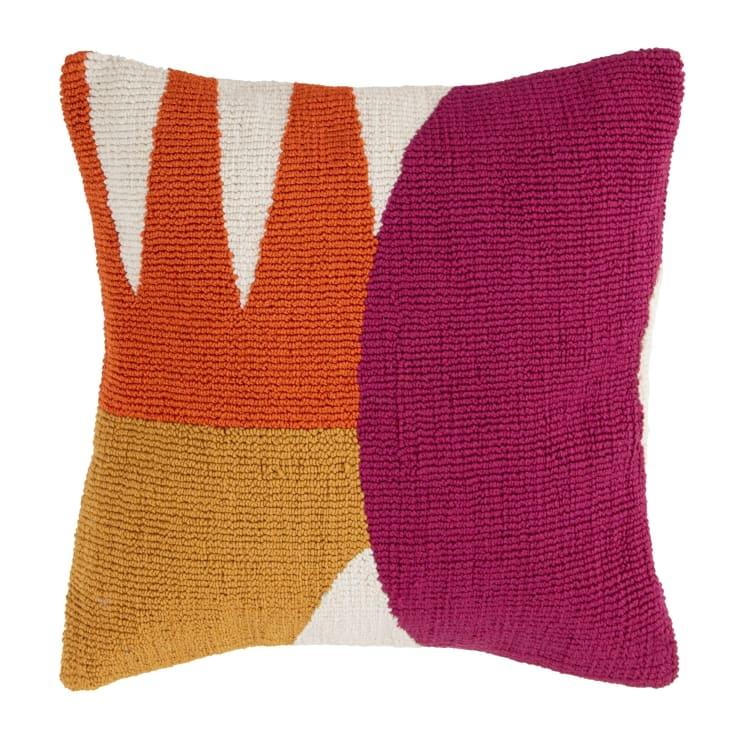 Maisons du Monde Adelia - Cojín de tela de rizo multicolor 45x45 cm