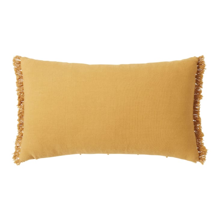 Maisons Du Monde Aika - Cojín Con Motivos Gráficos Multicolores Y Flecos 50x30