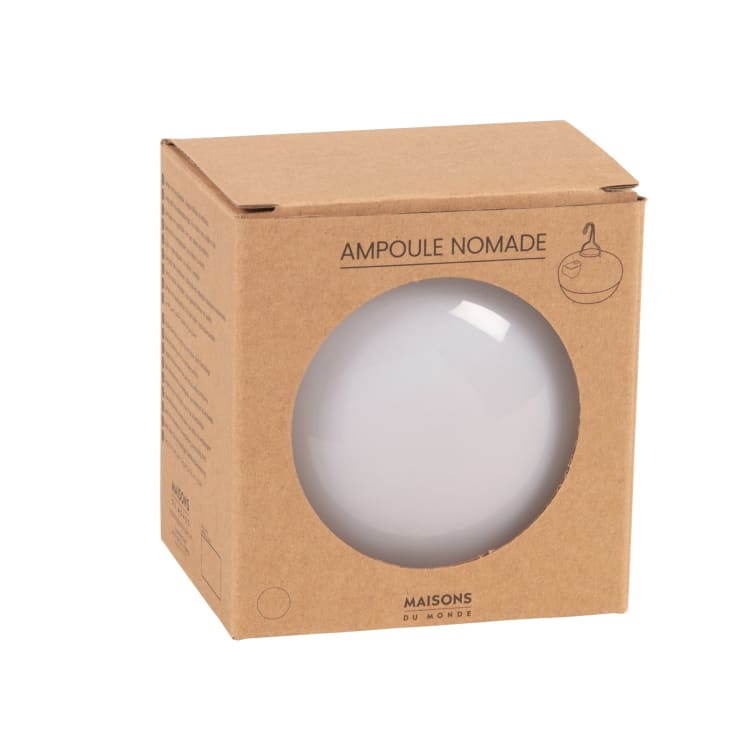 Maisons du Monde Alba - Bombilla recargable blanca 9W
