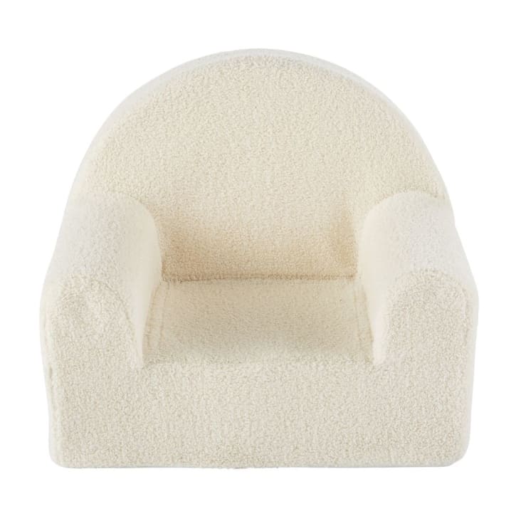 Maisons Du Monde ALESUND - Sillón Infantil De Rizo Blanco