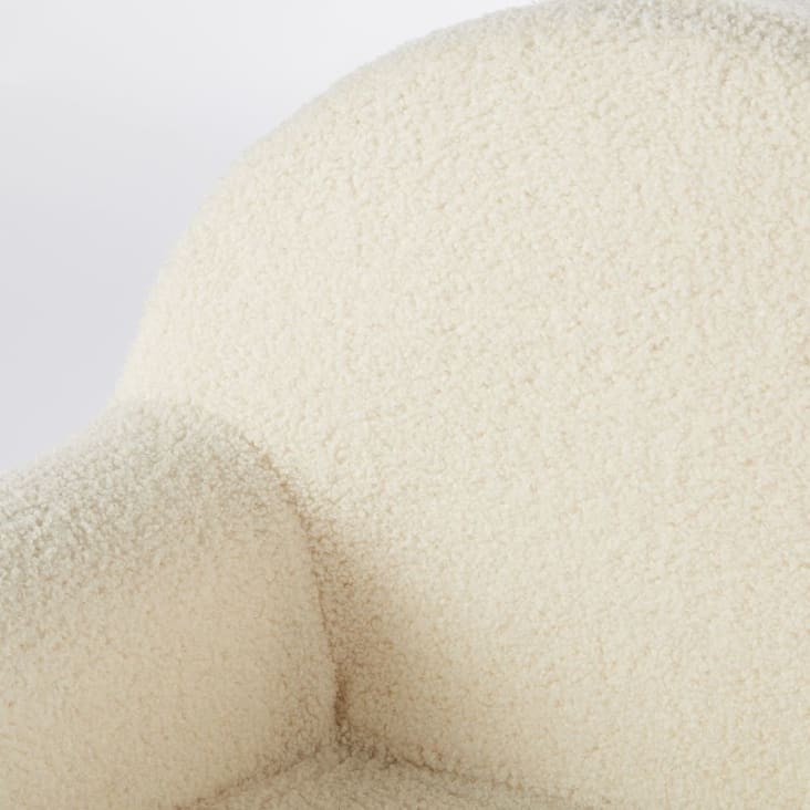 Maisons Du Monde ALESUND - Sillón Infantil De Rizo Blanco