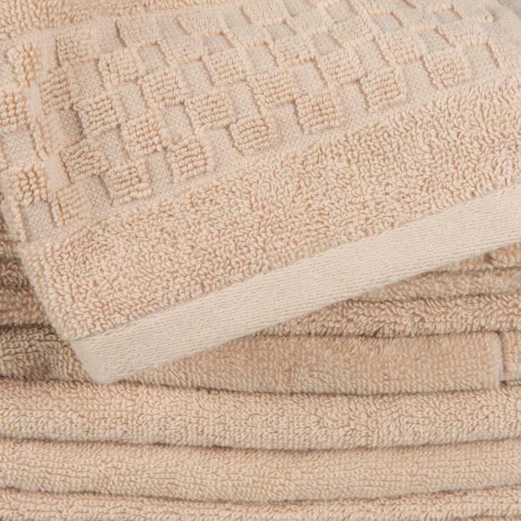 Maisons Du Monde Alfombra De Baño De Algodón Beige 50x70 Cm