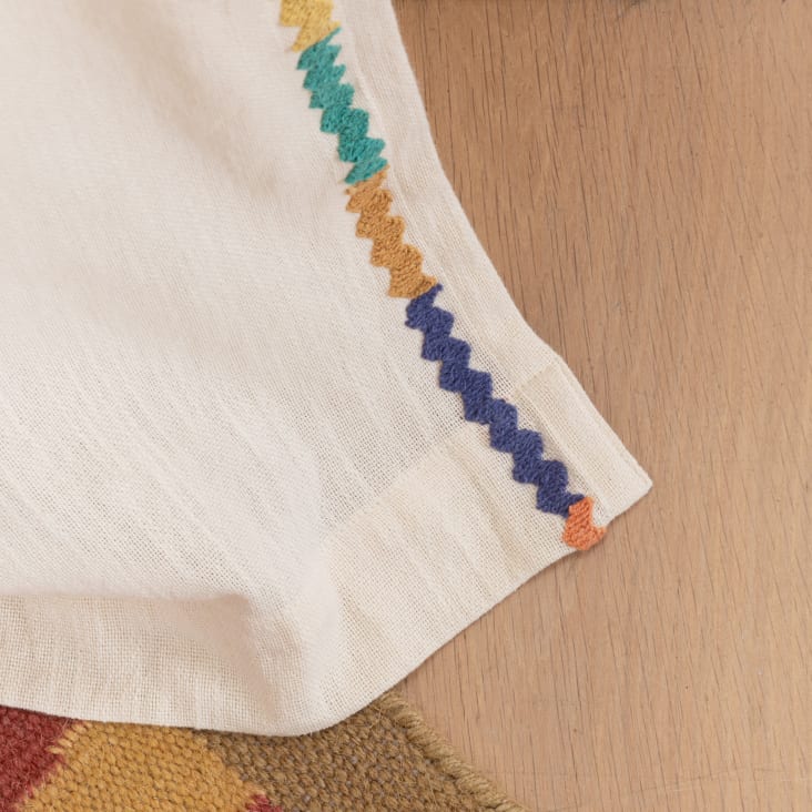 Maisons Du Monde Alondra - Cortina (a La Unidad) Multicolor Con Trabillas Ocultas 140x250 Cm