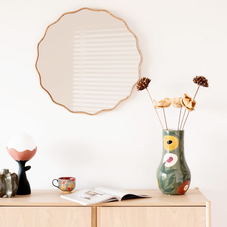 Maisons Du Monde Amaranthe - Lote De 2 - Tallos De Flores Secas Beige