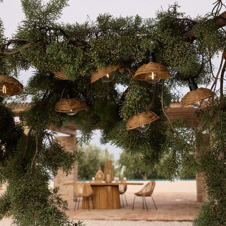 Maisons Du Monde Amoros - Guirnalda De Luces De Exterior Bicolor Con 10 LED De 980 Cm