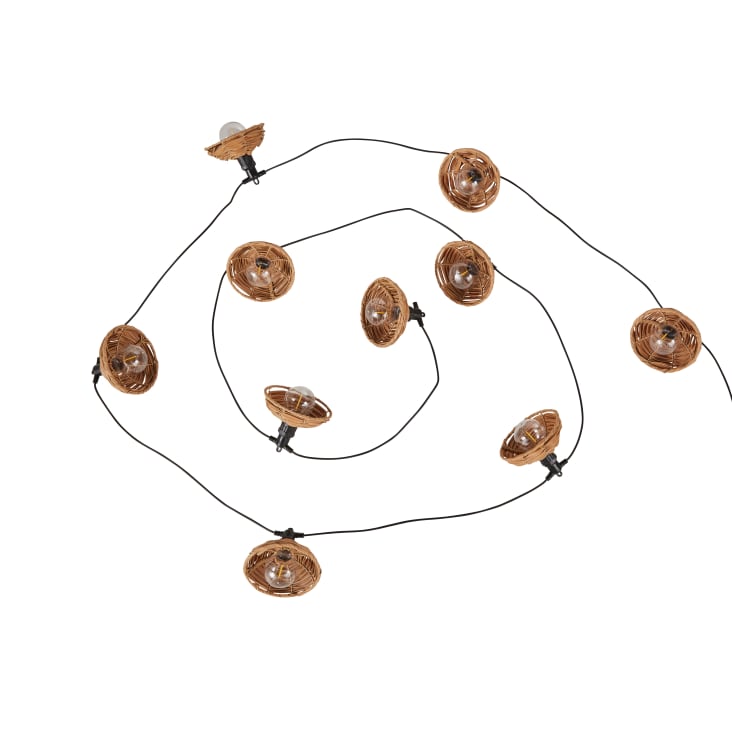 Maisons du Monde Amoros - Guirnalda de luces de exterior bicolor con 10 LED de 980 cm