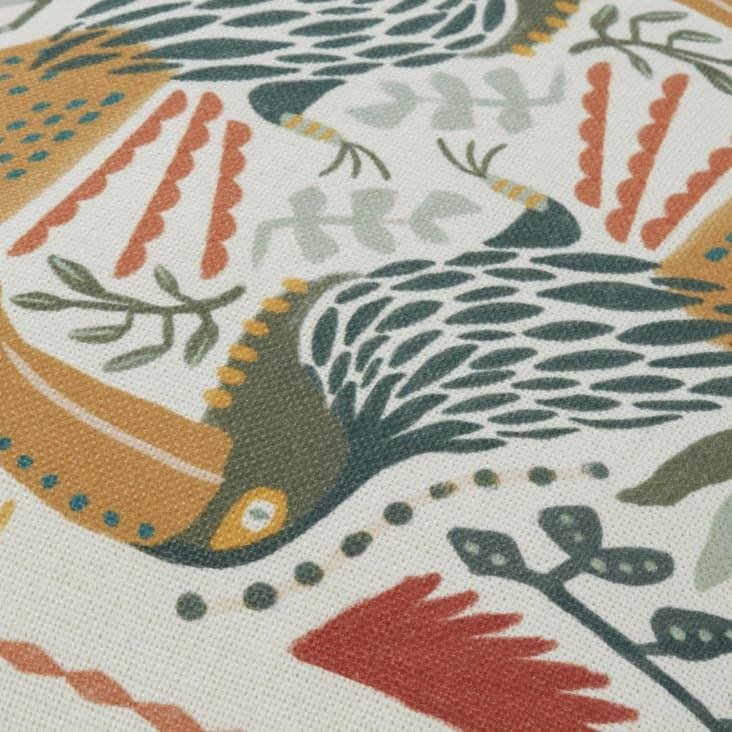 Maisons Du Monde ANAEL - Cojín De Exterior Con Estampado Tropical Multicolor 45 X 45