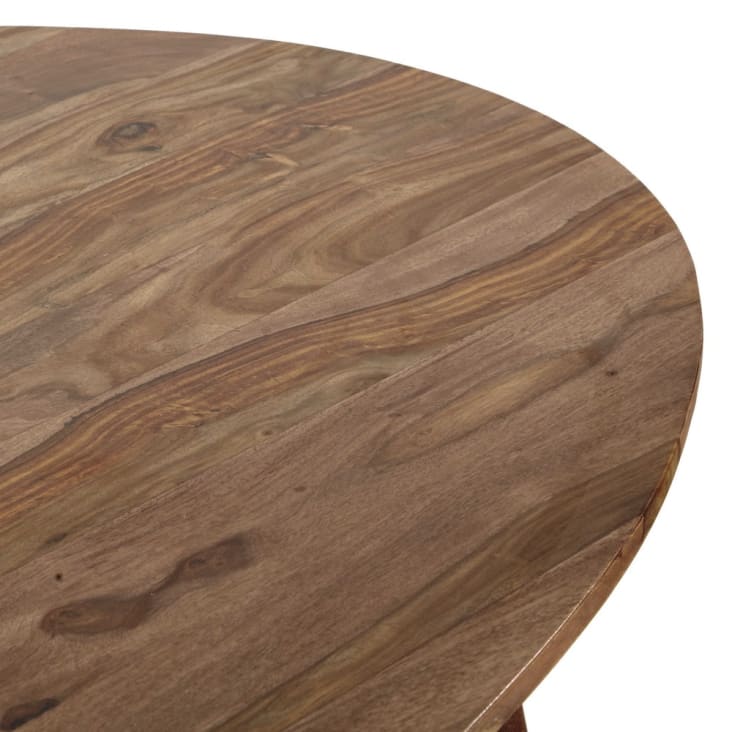 Maisons Du Monde Andersen - Mesa De Comedor Ovalada De Madera Maciza De Sisu L. 200