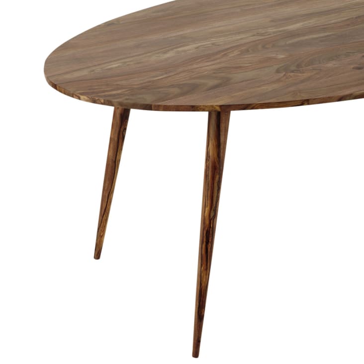 Maisons Du Monde Andersen - Mesa De Comedor Ovalada De Madera Maciza De Sisu L. 200