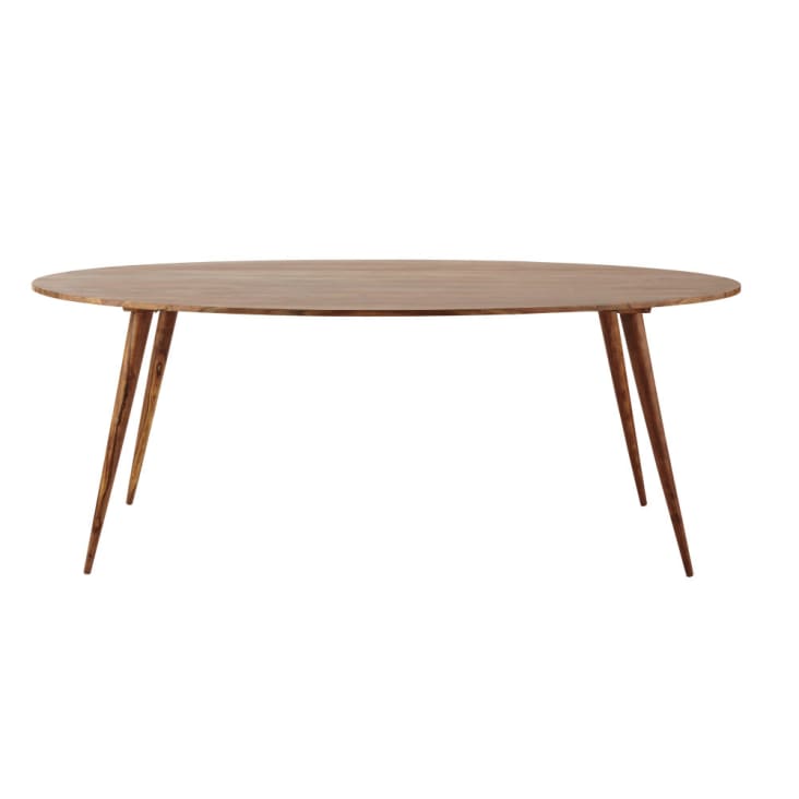 Maisons Du Monde Andersen - Mesa De Comedor Ovalada De Madera Maciza De Sisu L. 200