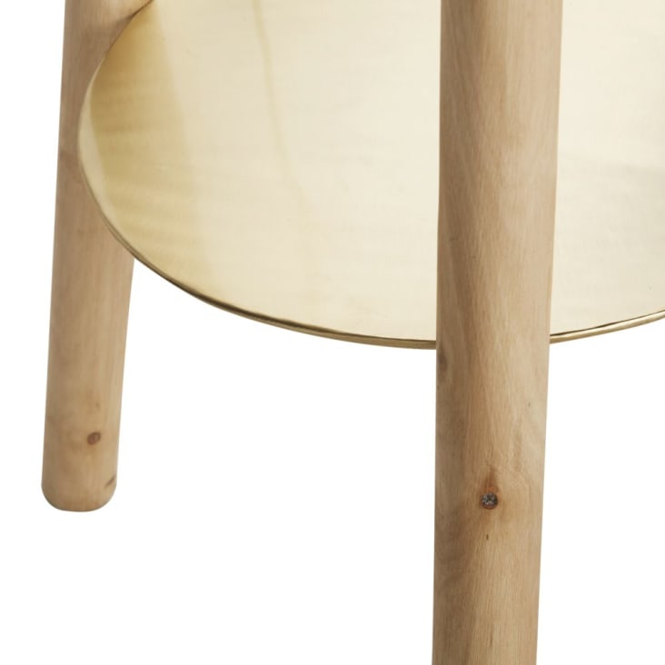 Maisons Du Monde ANDRES - Lámpara Estilo Trípode De Mango Con Tulipa De Yute Trenzado 161 Cm