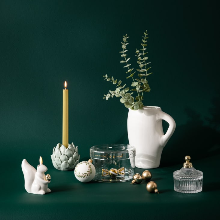 Maisons Du Monde Andrew - Jarra De Gres Blanco De 1 4L