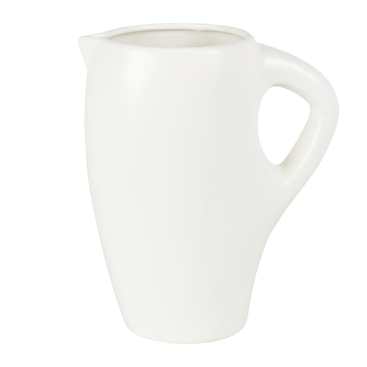Maisons du Monde Andrew - Jarra de gres blanco de 1 4L