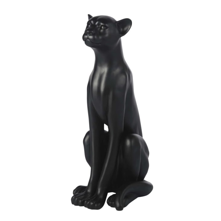Maisons du Monde ANIKO - Figura de leona negra Alt. 74