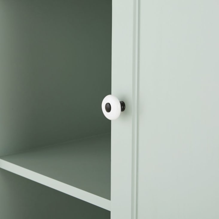 Maisons Du Monde Antwerp - Cajonera Infantil Verde Cardenillo Con 1 Puerta Y 1 Cajón