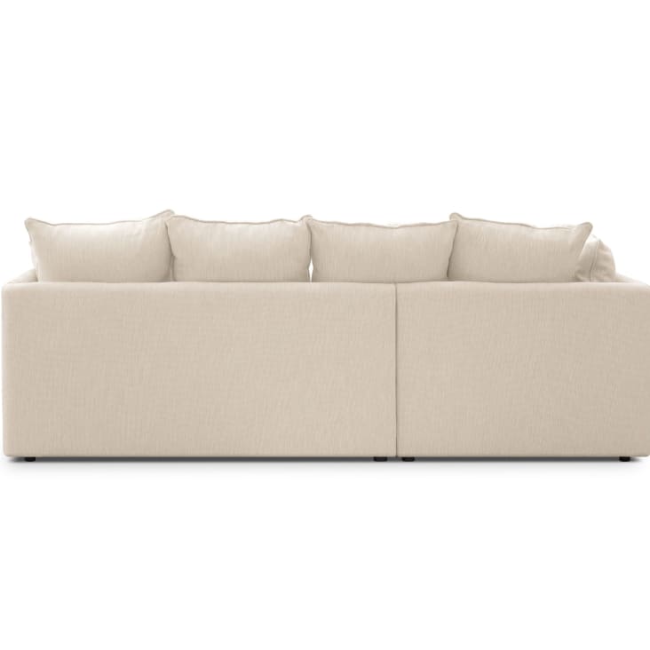 Maisons Du Monde Anvers - Sofá Esquinero Izquierdo De 4/5 Plazas Beige