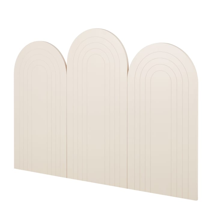 Maisons Du Monde Arckos - Cabecero De Cama De 160 Cm Blanco Crema