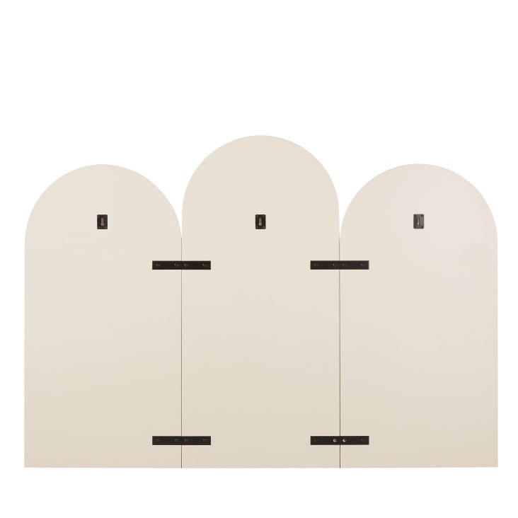 Maisons Du Monde Arckos - Cabecero De Cama De 160 Cm Blanco Crema