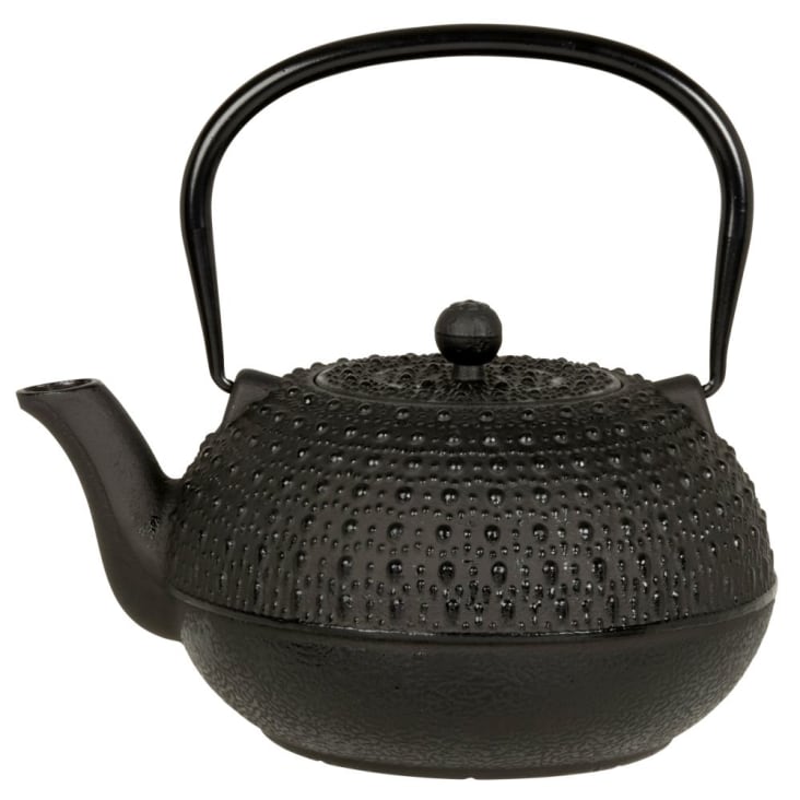 Maisons du Monde ARIA - Tetera de hierro fundido negro 1 8 l