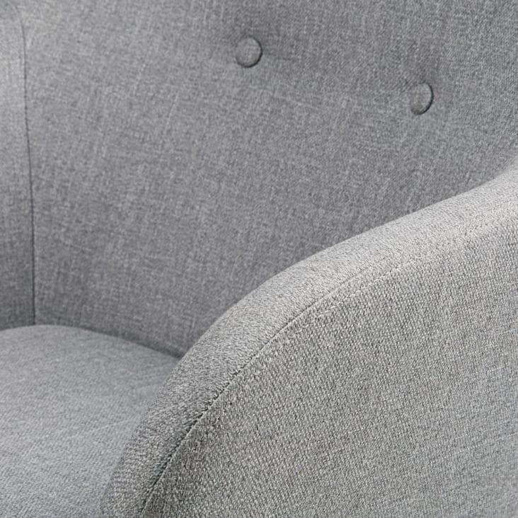Maisons Du Monde Arnold - Silla Vintage Color Gris Claro