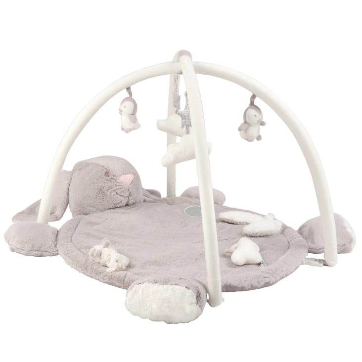 Maisons Du Monde Arthur - Alfombra De Estimulación Redonda Conejo Gris D.90