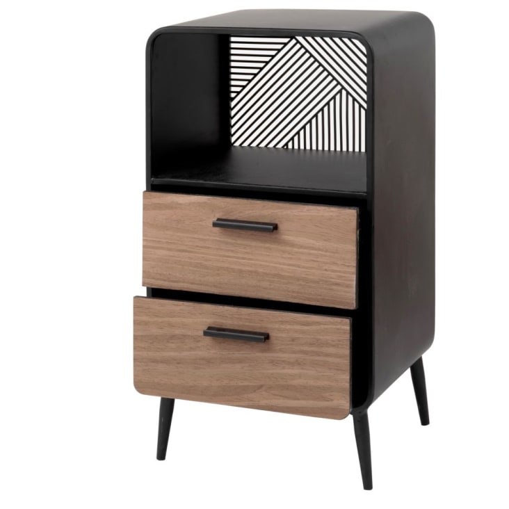 Maisons Du Monde ASHTON - Cajonera Con 1 Compartimento Y 2 Cajones