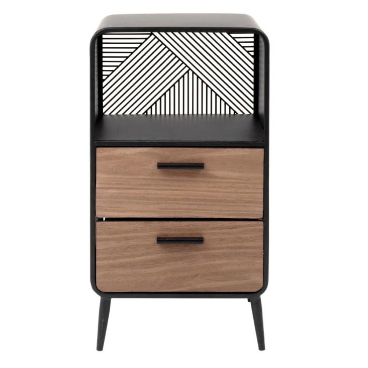 Maisons du Monde ASHTON - Cajonera con 1 compartimento y 2 cajones