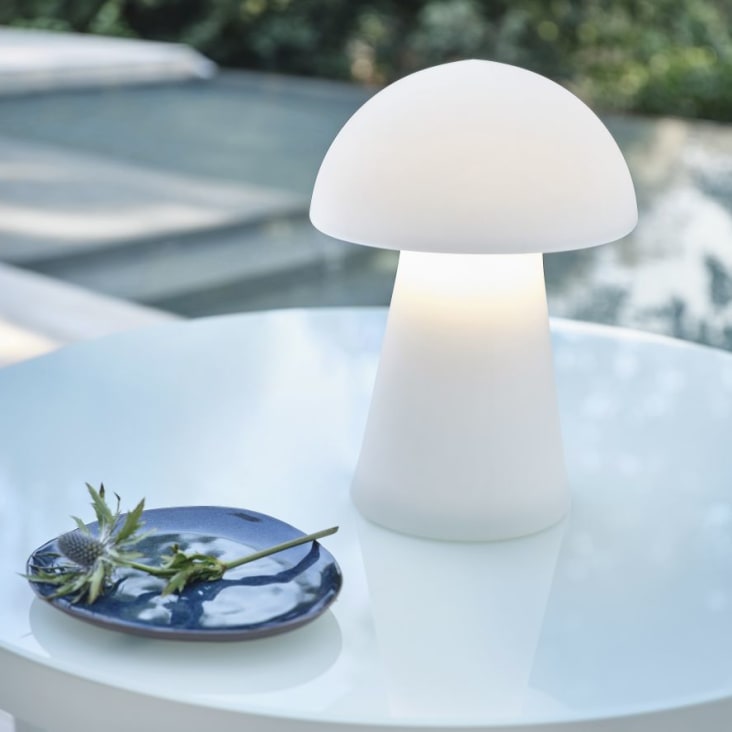 Maisons Du Monde ASIAN - Lote De 6 - Plato De Postre De Gres Azul