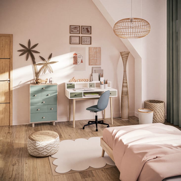 Maisons Du Monde Automn - Cajonera Con 5 Cajones Bicolor