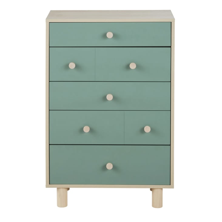 Maisons du Monde Automn - Cajonera con 5 cajones bicolor