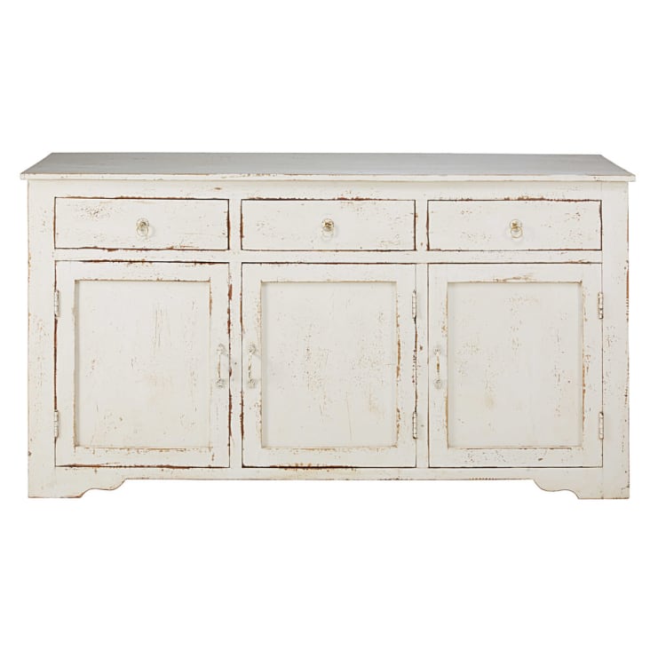 Maisons du Monde Avignon - Aparador con 3 puertas de mango blanqueado