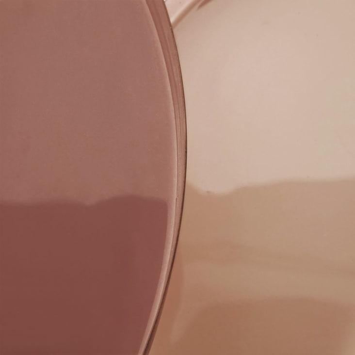 Maisons Du Monde Avril - Mesas Apilables De Metal Beige Rosado Y Dorado