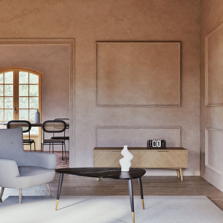 Maisons Du Monde Axelle - Mueble De TV Con Cajón Con Trampilla